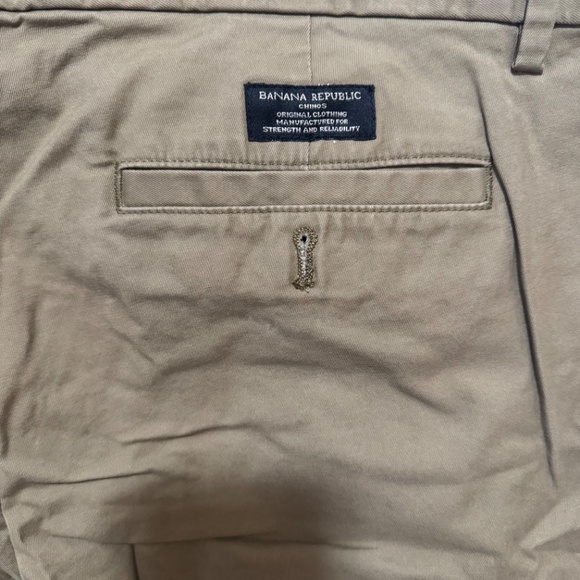 Men’s Light Brown Chino Pants (34x30) | Banana Republic “Mason” - Picture 8 of 10